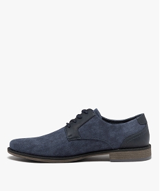 derbies en toile homme bleuE468101_3