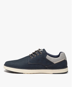 derbies homme casual a lacets avec semelle contrastante bleuE468201_3