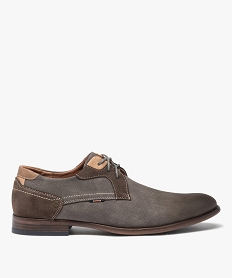 GEMO Derbies multimatières homme Brun