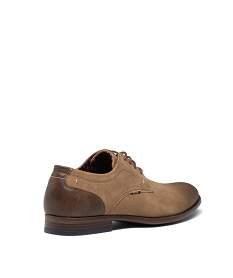 derbies unis effet patine homme beigeE468901_4