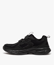 baskets homme unies en mesh et a scratch style jogger noir vifE470101_3