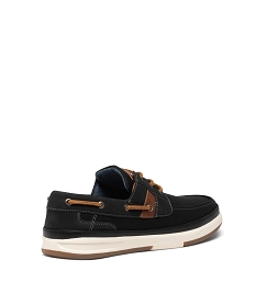 chaussures bateau a lacets noir vif chaussures bateauE475801_4