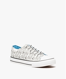 baskets homme en toile imprimee rick and morty blancE477701_2