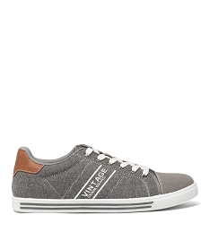 GEMO Tennis en toile jean homme Gris