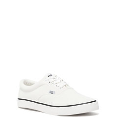 tennis en toile basse unie homme - camps united blanc baskets et tennisE478401_2