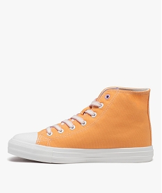 baskets femme en toile montante stitch - disney orange standard baskets montantesE478601_3