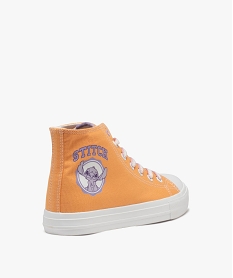baskets femme en toile montante stitch - disney orange standard baskets montantesE478601_4