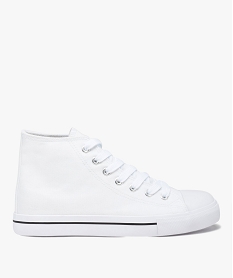 GEMO Tennis en toile montante à bout renforcé femme blanc standard