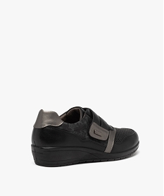 derbies confort look sport a bride scratch femme noir standard derbiesE479801_4