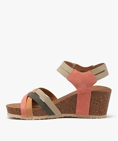 sandales femme a talon compense avec bride cheville a scratch beige sandales a talonE496601_3