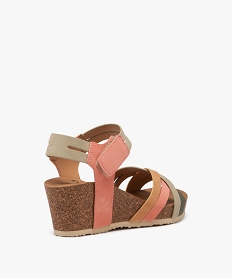 sandales femme a talon compense avec bride cheville a scratch beige sandales a talonE496601_4