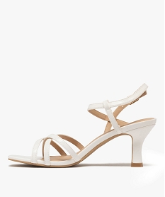 sandales femme a talon fin avec brides vernies et unies blanc sandales a talonE501501_3