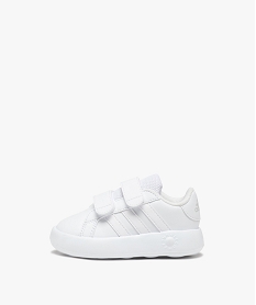 baskets bebe fille unies a double scratch avec semelle souple – adidas blanc baskets et tennisE512401_1