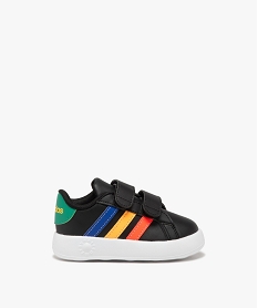 baskets bebe fille unies a double scratch avec semelle souple – adidas noir baskets et tennisE512501_1