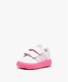 baskets bebe fille bicolores aristochats a double scratch avec semelle souple - adidas blanc baskets et tennisE512701_2