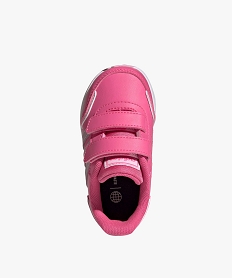 baskets bebe fille running a double scratch switch - adidas roseE512901_3