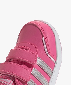 baskets bebe fille running a double scratch switch - adidas roseE512901_4