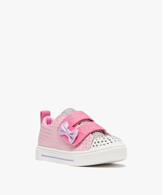 baskets fille pailletees a scratch avec clous lumineux – skechers twinkle grisE513001_2