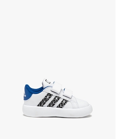 baskets bebe garcon spiderman a double scratch avec semelle souple - adidas blanc baskets a scratchE513201_3