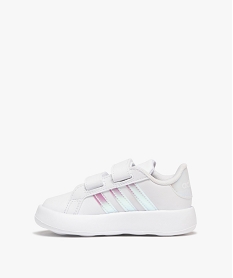 baskets bebe fille a double scratch et semelle bubblecomfy - adidas grand court blancE513501_3