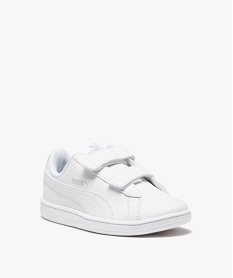 baskets garcon unies avec double scratch - puma blanc chine basketsE515701_2