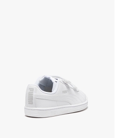baskets garcon unies avec double scratch - puma blanc chine basketsE515701_4