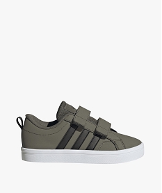 baskets garcon a double scratch et avec bandes contrastantes - adidas vertE516201_1