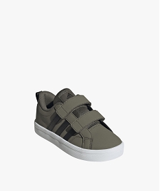 baskets garcon a double scratch et avec bandes contrastantes - adidas kaki standard basketsE516201_2