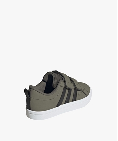 baskets garcon a double scratch et avec bandes contrastantes - adidas kaki standard basketsE516201_3