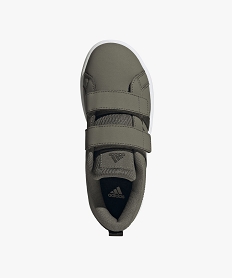 baskets garcon a double scratch et avec bandes contrastantes - adidas kaki standard basketsE516201_4