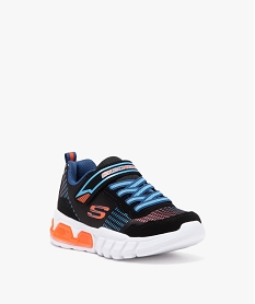baskets garcon running a scratch en mesh s lights - skechers noir vif basketsE516801_2