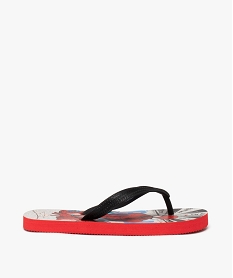 tongs garcon a semelle imprimee spiderman et brides unies - marvel rouge standardE518301_2