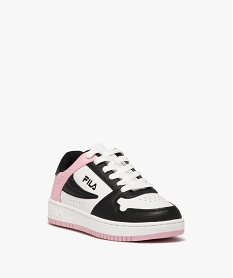 baskets fille tricolores style retro - fila blanc basketsE518401_2