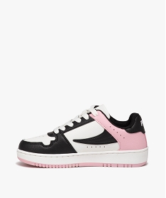 baskets fille tricolores style retro - fila blanc chine basketsE518401_3