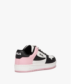 baskets fille tricolores style retro - fila blancE518401_4