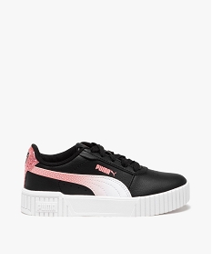 baskets fille a lacets avec bande contrastante - puma noir basketsE518601_1