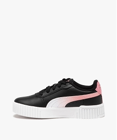 baskets fille a lacets avec bande contrastante - puma noirE518601_3