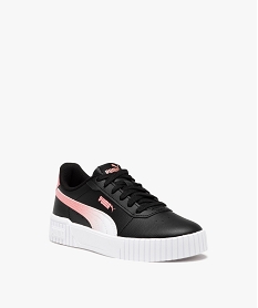 baskets fille unies avec semelle epaisse a rainures et lacets - puma noirE518801_2