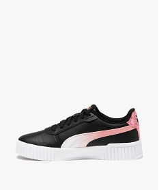 baskets fille unies avec semelle epaisse a rainures et lacets - puma noirE518801_3