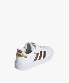 baskets a scratch fille avec bandes contrastantes - adidas grand court dore basketsE519401_3
