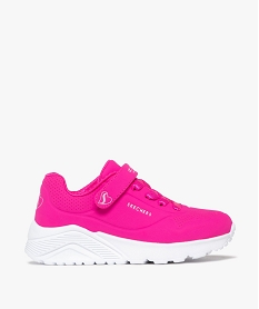 baskets fille running unies avec bride scratch los angeles - skechers rose basketsE520001_1