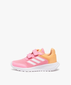 GEMO Baskets fille bicolores style running à lacets – Adidas rose vif