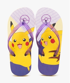 GEMO Tongs fille à brides transparentes Pikachu - Pokemon Violet