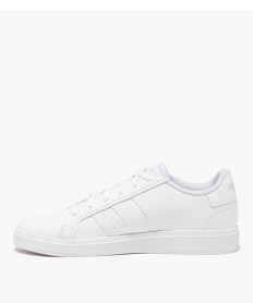 baskets basses unies garcon - adidas grand court base blanc baskets adidasE522301_3