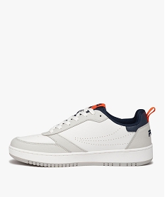 baskets homme a lacets avec semelle epaisse bicolore - fila blanc baskets et tennisE523401_4