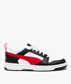 GEMO Baskets homme contrastées style rétro Rebound V6- Puma blanc chine