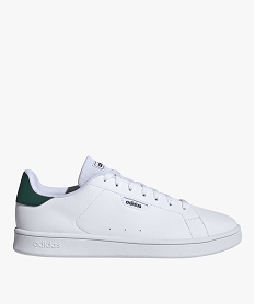 GEMO Baskets homme rétro à lacets Urban Court - Adidas Blanc