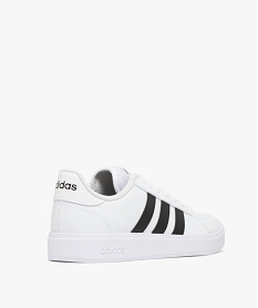 baskets basses a bandes contrastees homme - adidas grand court base blanc baskets adidasE525001_4