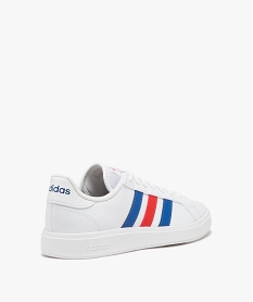 baskets basses a bandes contrastees homme - adidas grand court base blanc standard baskets adidasE525101_4