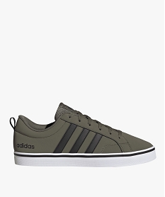 GEMO Baskets homme unies à lacets languette en mesh VS Pace - Adidas kaki standard